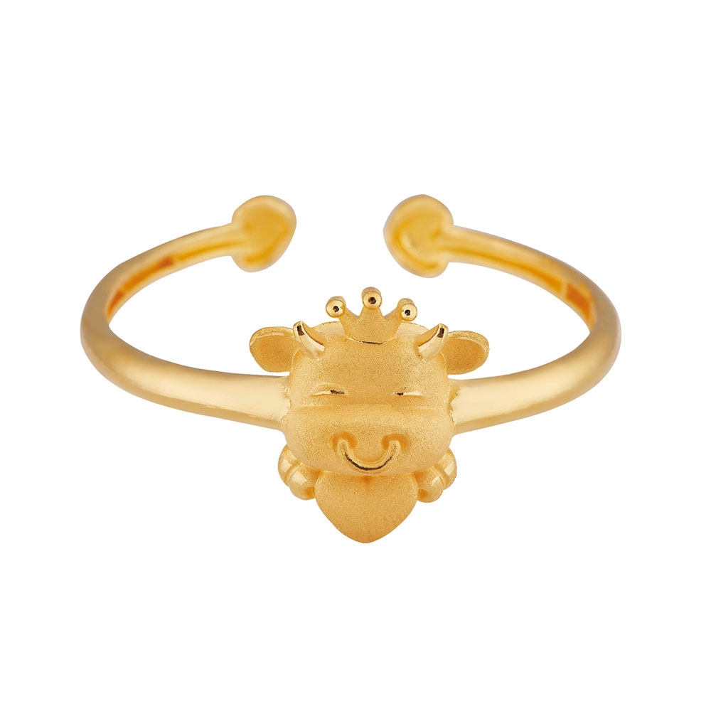 순금 러브카우 돌팔찌 7.5g